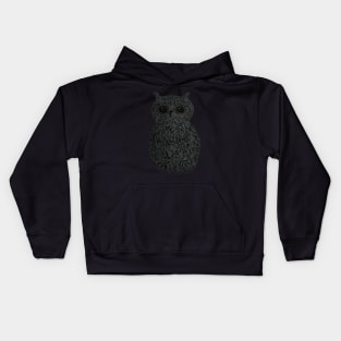 Black Owl - Night Watcher Kids Hoodie
